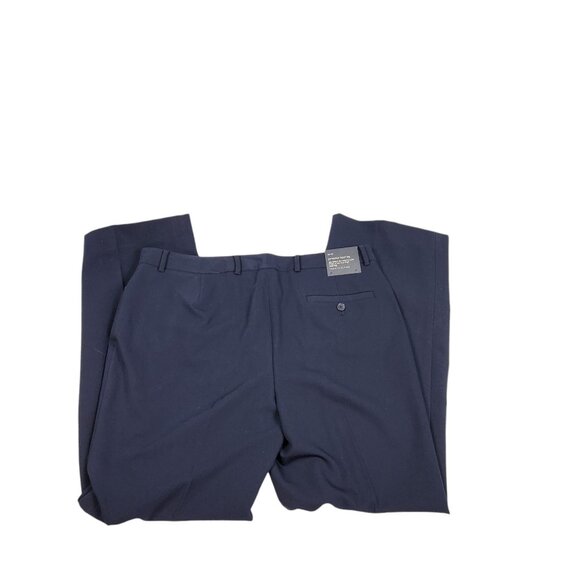 Tommy Hilfiger Navy Princeton Boot Leg Pants Women's Size 12 Mid-Rise - Picture 5 of 7